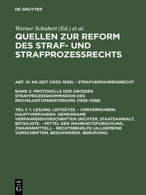 cover image of 1. Lesung